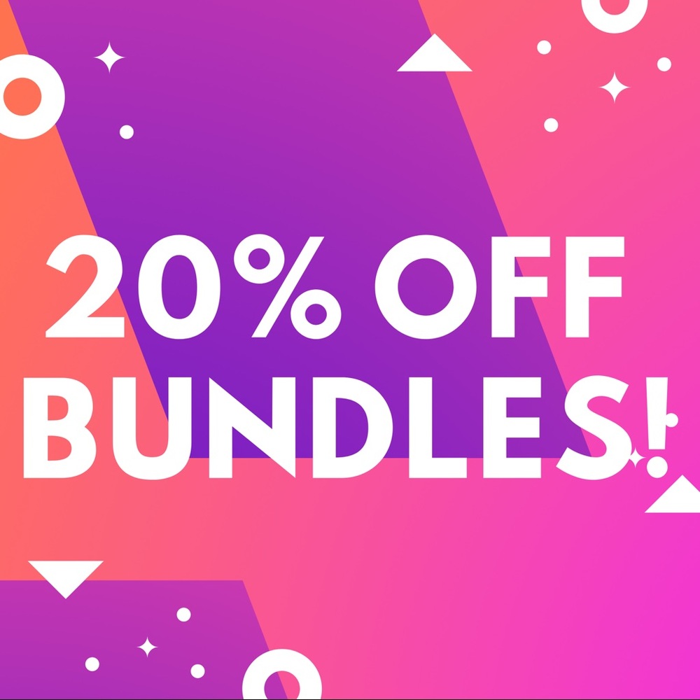 20% off all bundles!!